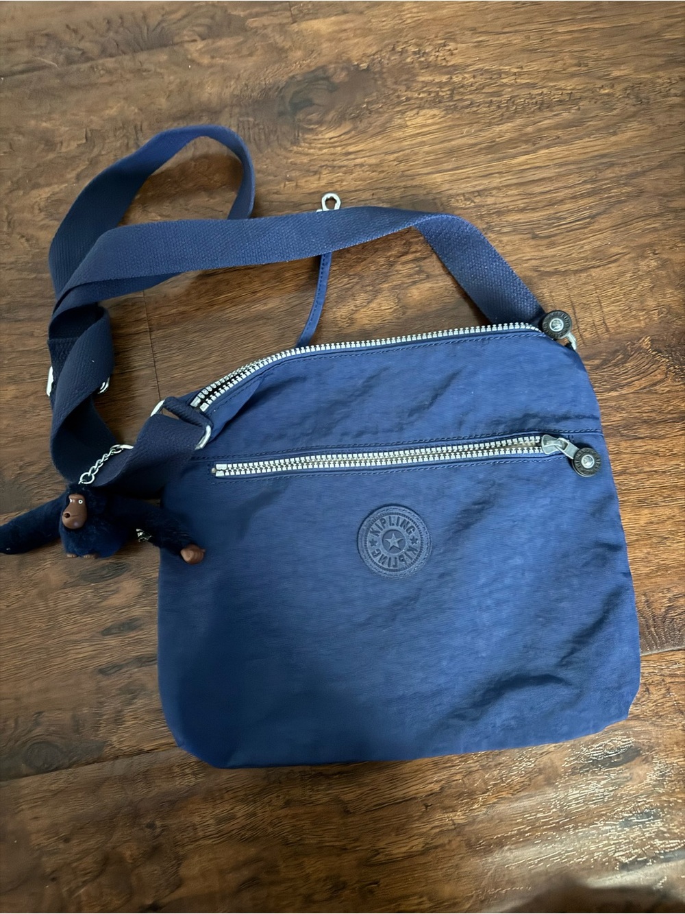 Kipling Navy Blue Crossbody Messenger Bag